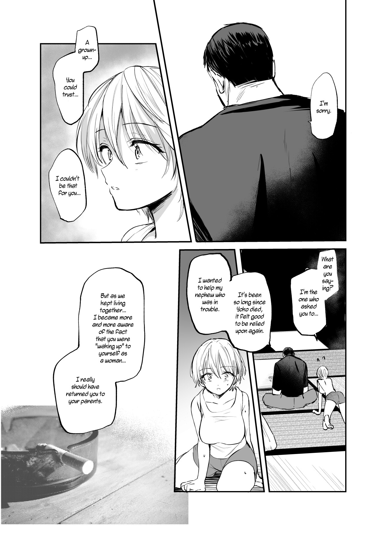 Hentai Manga Comic-I Became a Woman, and my Uncle...-Read-56